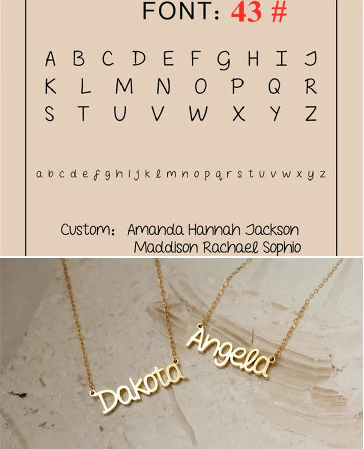 Élan Signature Name Necklace