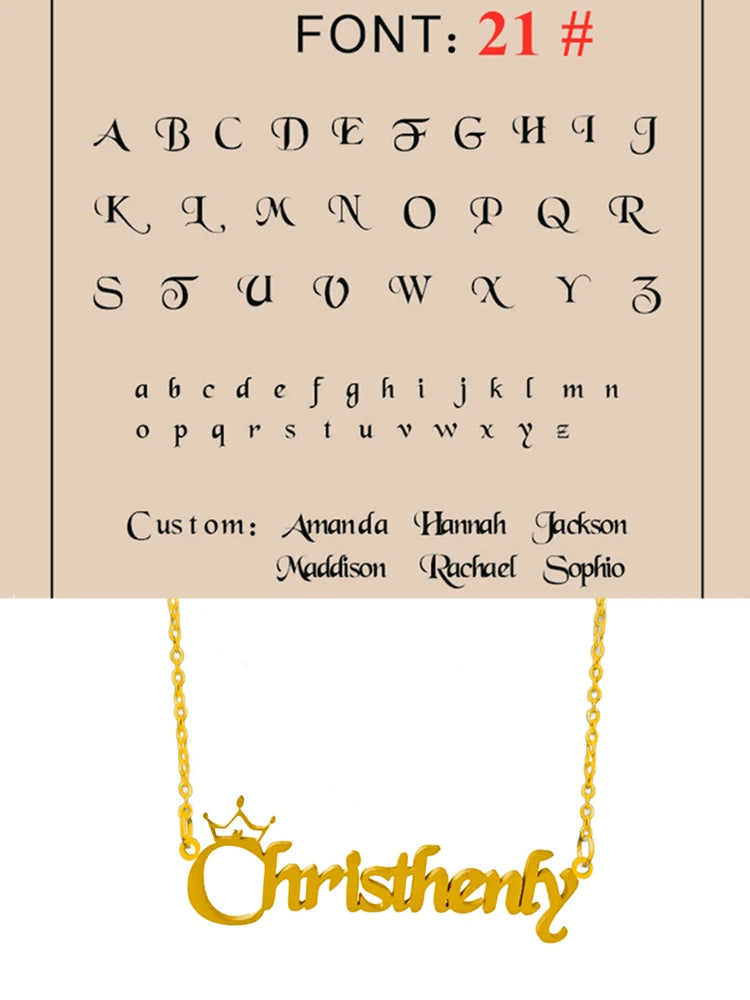 Élan Signature Name Necklace