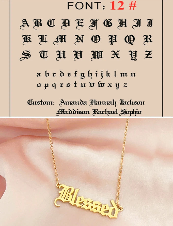 Élan Signature Name Necklace