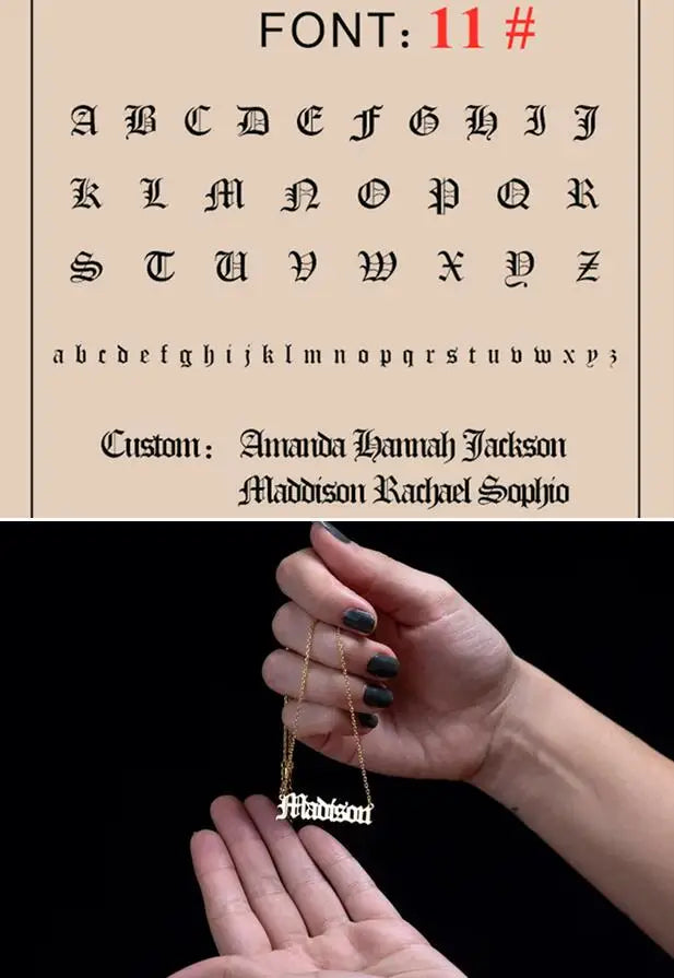 Élan Signature Name Necklace