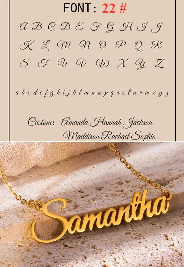 Élan Signature Name Necklace