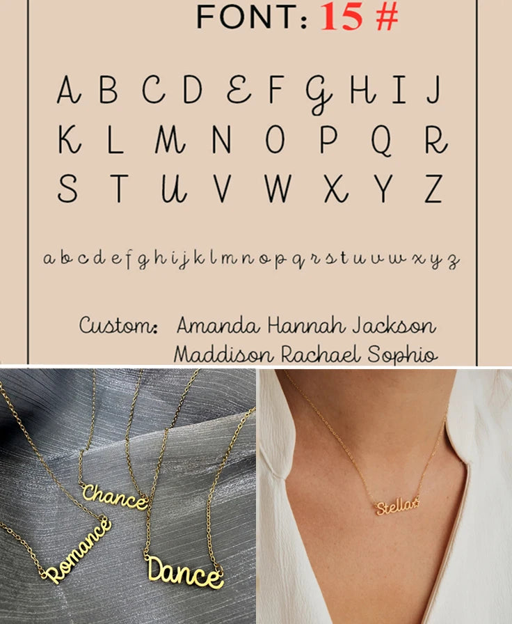 Élan Signature Name Necklace