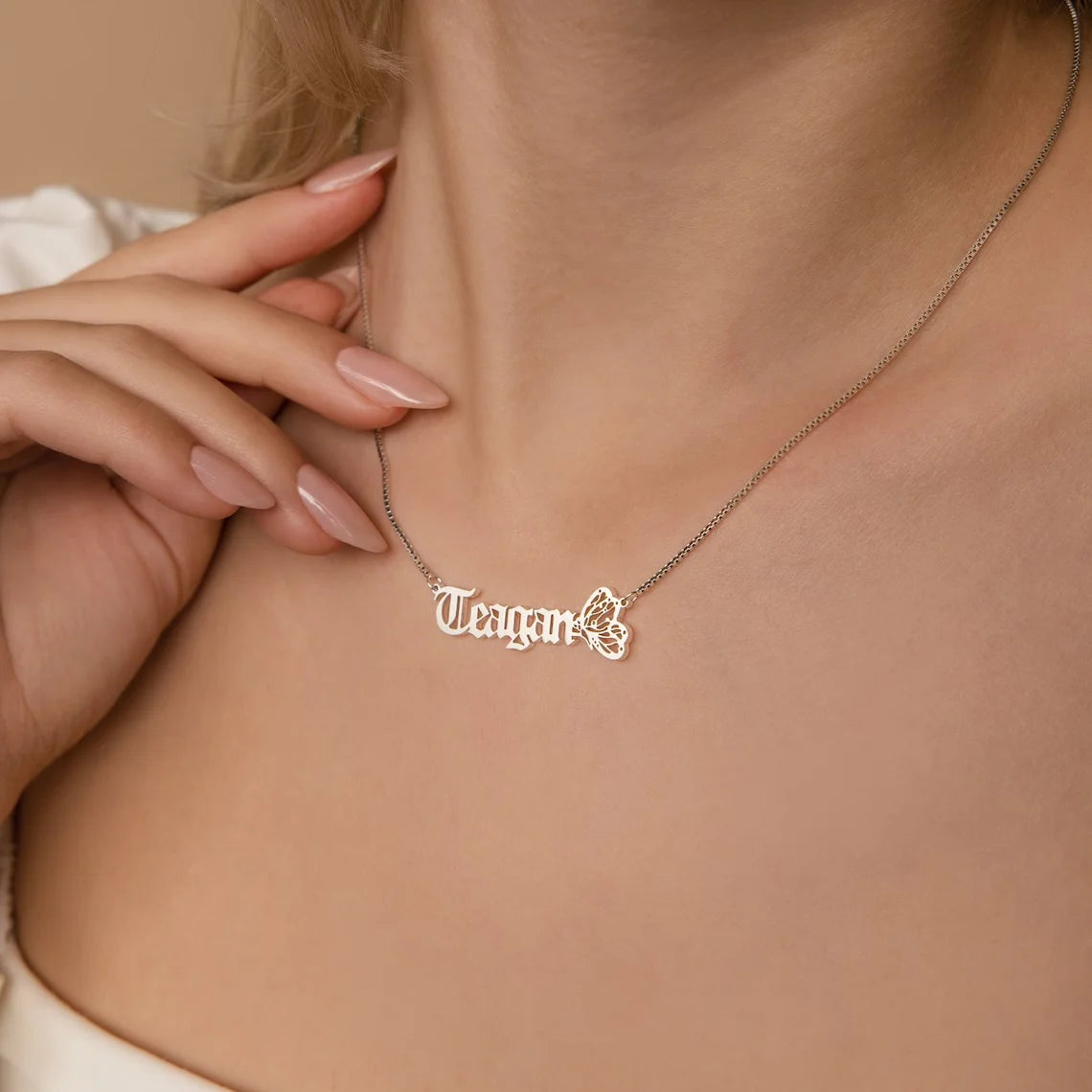 Aurora Whisper Name Necklace