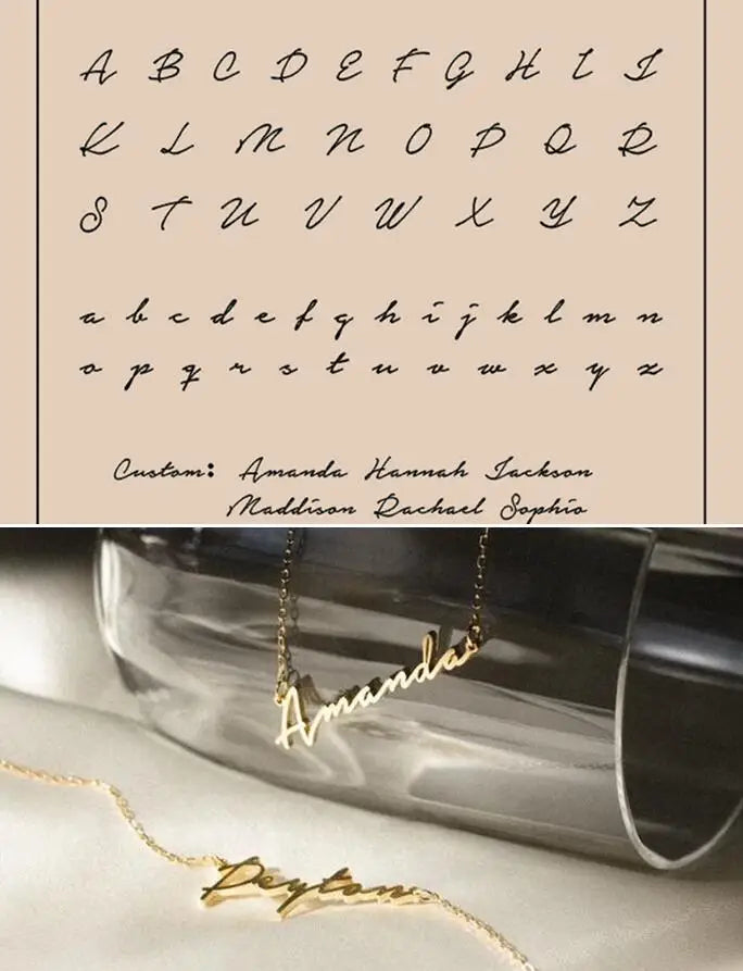 Élan Signature Name Necklace