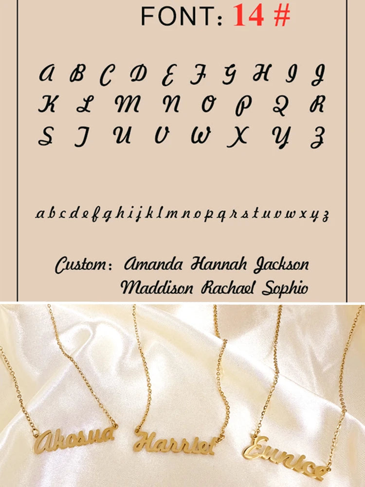 Élan Signature Name Necklace