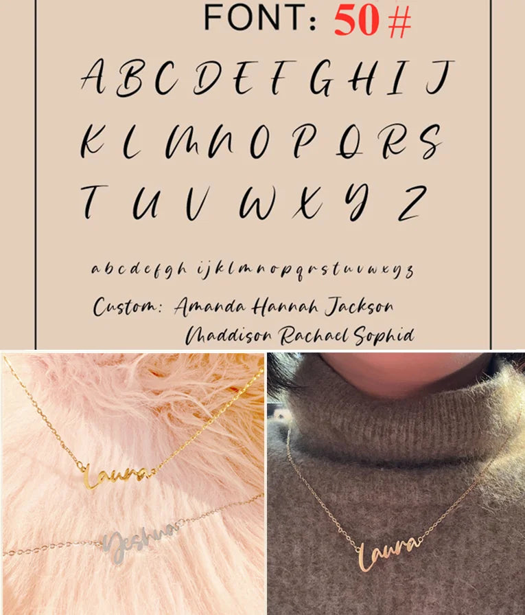 Élan Signature Name Necklace