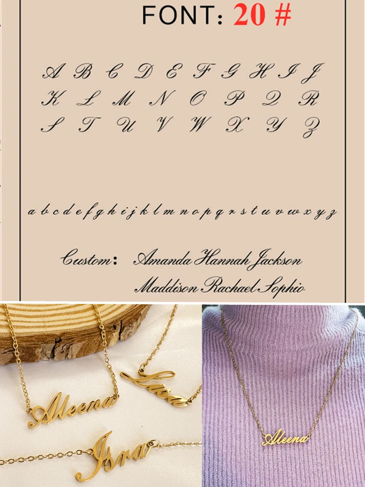 Élan Signature Name Necklace