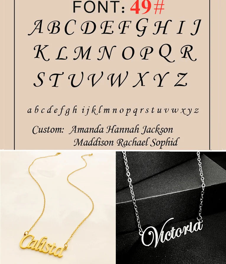 Élan Signature Name Necklace