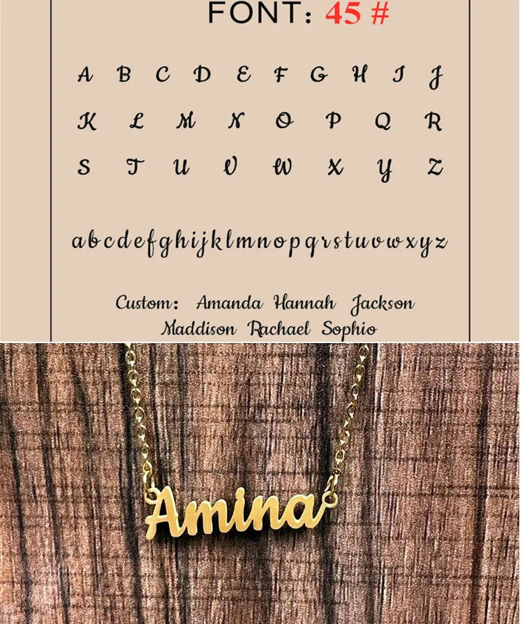 Élan Signature Name Necklace