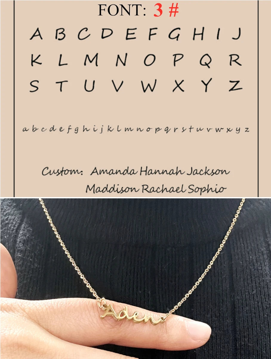 Élan Signature Name Necklace