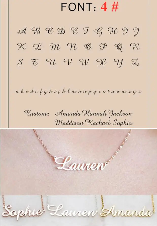 Élan Signature Name Necklace