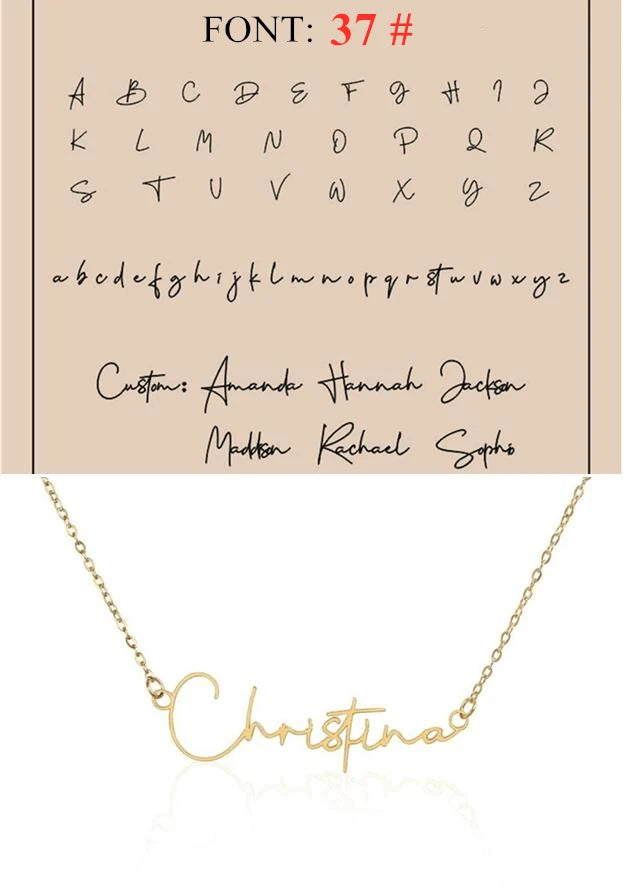 Élan Signature Name Necklace