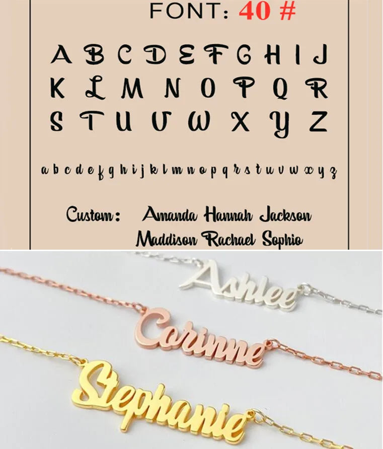 Élan Signature Name Necklace