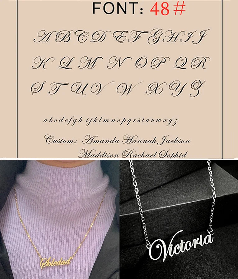 Élan Signature Name Necklace