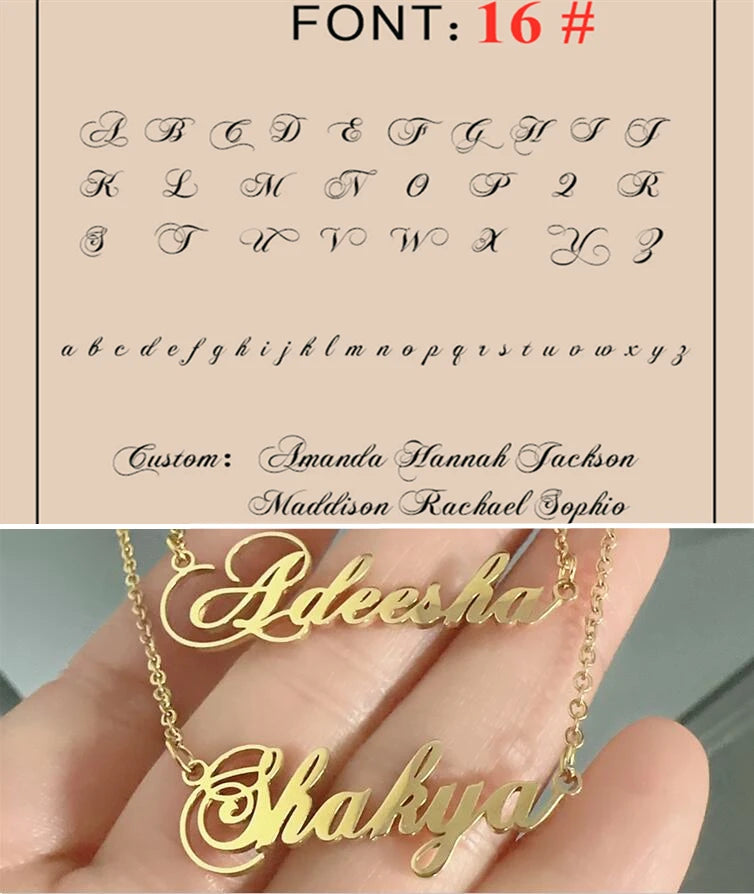 Élan Signature Name Necklace