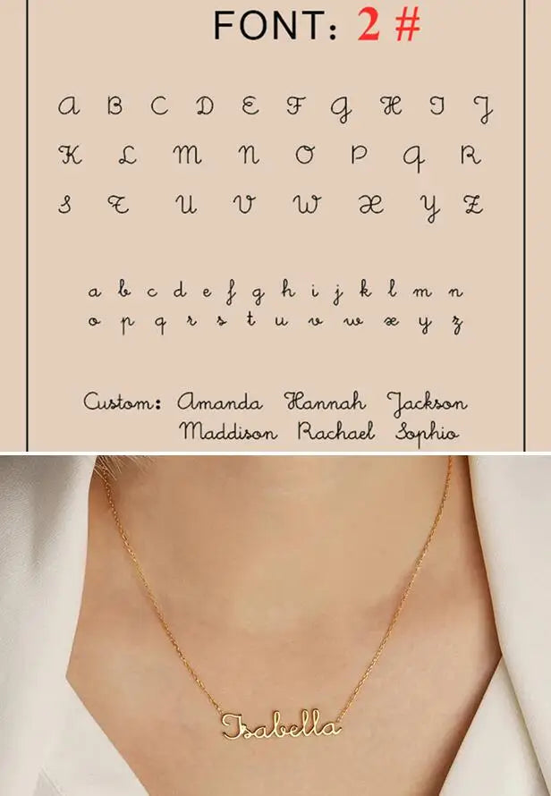 Élan Signature Name Necklace
